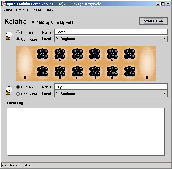 Kalaha Game Interface